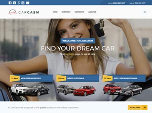 CarCasm Full Demo Website