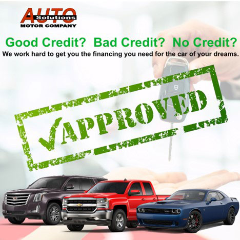 Vehicle Financing at Auto Solutions