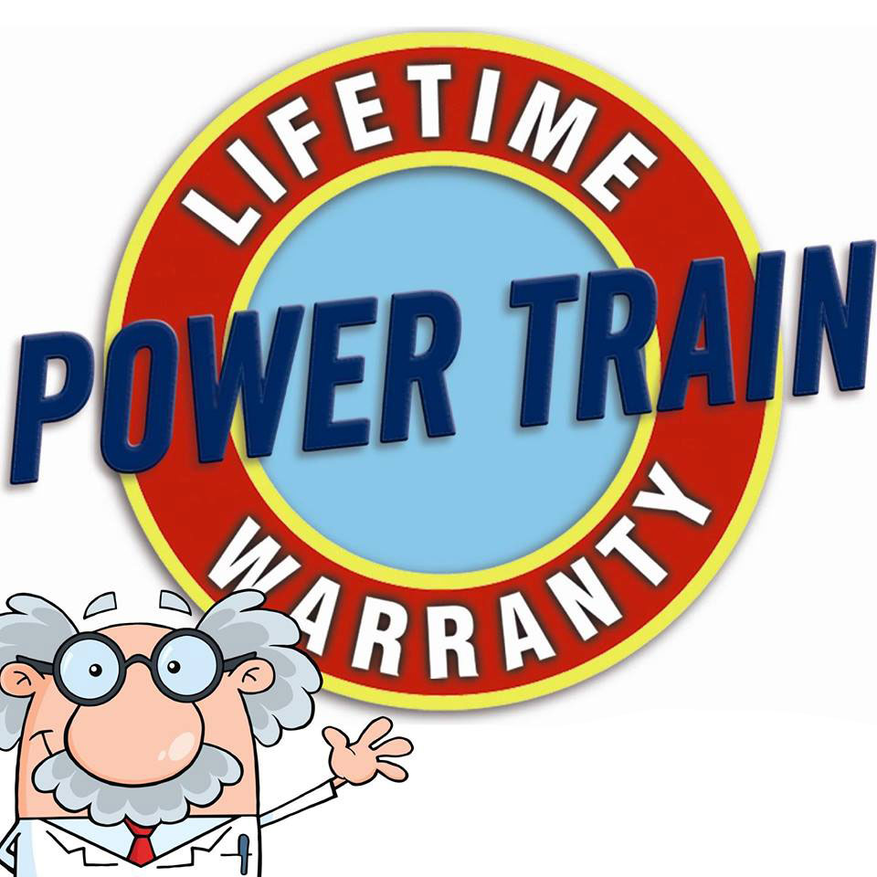 Free Lifetime Powertrain Warranty